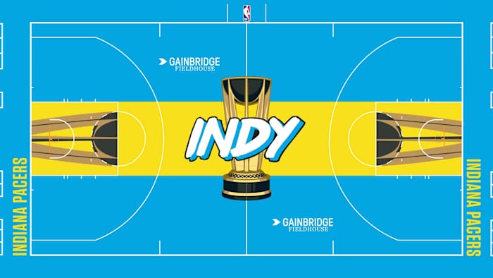 Indiana Pacers in-season tournament court